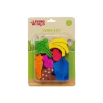 Living World NIBBLERS Frutas de Madera 14und