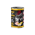 Alpha Spirit Lata Conejo con Plátano 400g