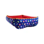 Cama Clásica X-Large Roja y Azul con Marcos de Patitas - Imagen 2