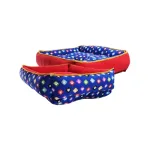 Cama Clásica X-Large Roja y Azul con Marcos de Patitas