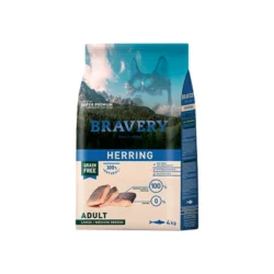 Bravery Dog Adult Large/Medium Breed Arenque 4 kg
