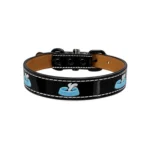 PetBaby Collar Charol Negro con Platos