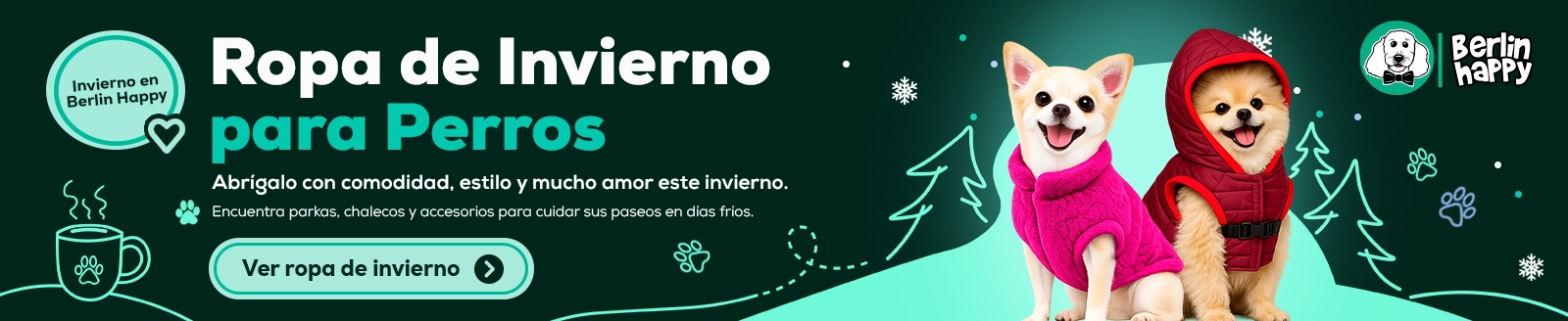 Ropa de invierno para perros